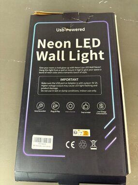 USB-Powered Neon LED Wonder Woman Wall Light Decor - Yellow Glow Wall-Mountable